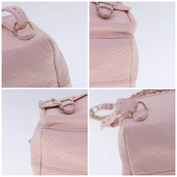 LOUIS VUITTON Monogram Empreinte Backup Backpack Pink M47074 LV Auth 91596SM main image 11